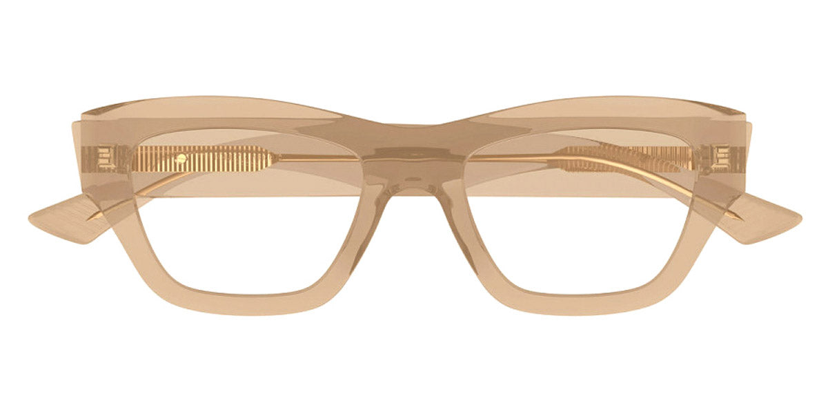 Bottega Veneta® BV1360O BV1360O 008 51 - Brown/Transparent Eyeglasses