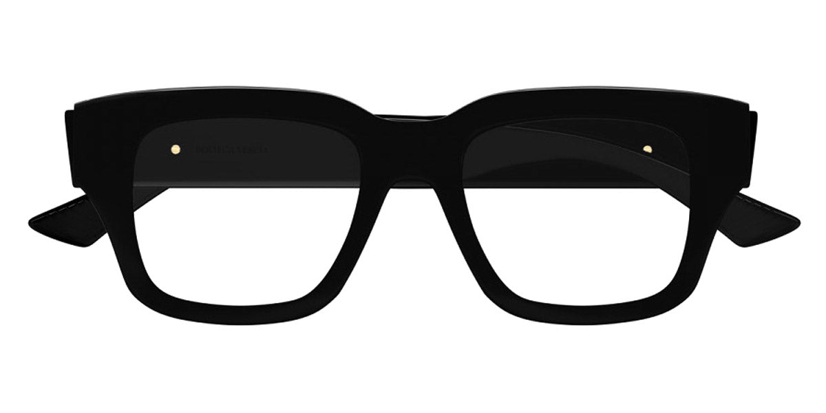 Bottega Veneta® BV1361O BV1361O 005 50 - Black/Transparent Eyeglasses