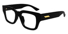 Bottega Veneta® BV1361O BV1361O 005 50 - Black/Transparent Eyeglasses