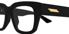 Bottega Veneta® BV1361O BV1361O 005 50 - Black/Transparent Eyeglasses
