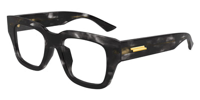 Bottega Veneta® BV1361O BV1361O 006 50 - Black/Transparent Eyeglasses