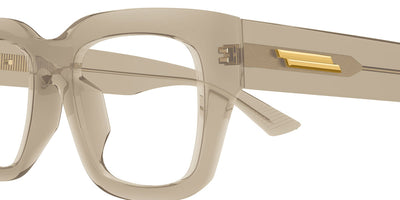 Bottega Veneta® BV1361O BV1361O 008 50 - Brown/Transparent Eyeglasses
