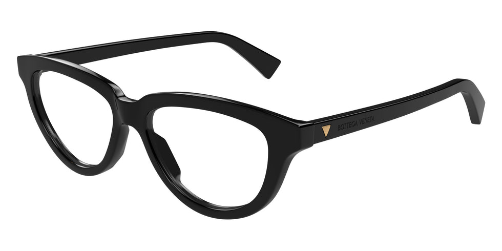 Bottega Veneta® BV1366O BV1366O 001 53 Eyeglasses - 001-Black
