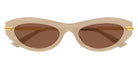 Bottega Veneta® BV1368S BV1368S 005 53 Sunglasses - 005-Brown