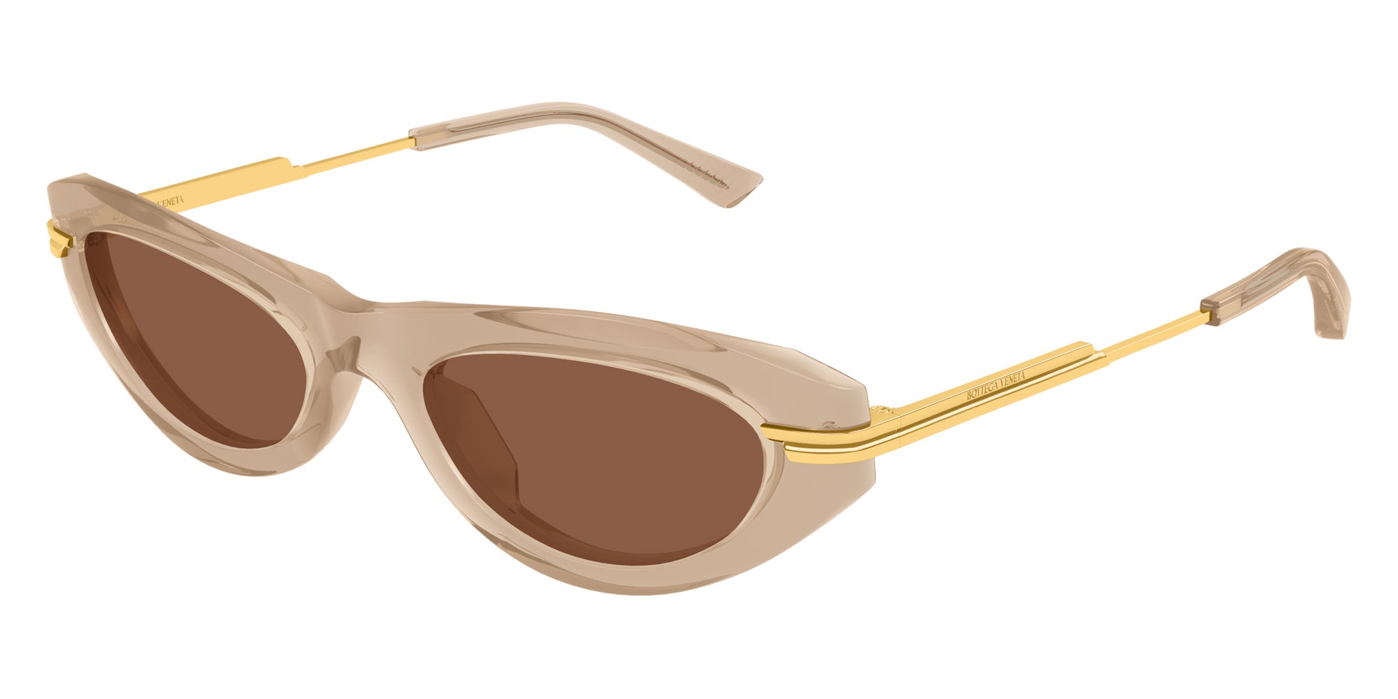 Bottega Veneta® BV1368S BV1368S 005 53 Sunglasses - 005-Brown