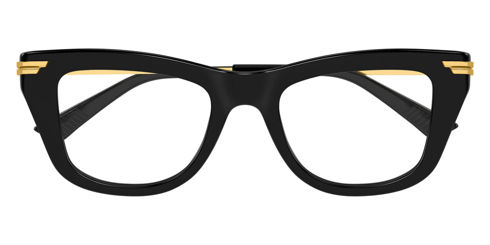 Bottega Veneta® BV1370O BV1370O 001 50 Eyeglasses - 001-Black