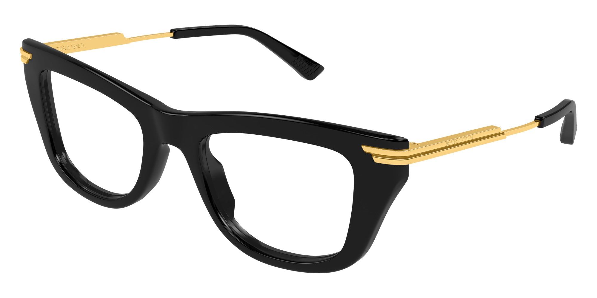 Bottega Veneta® BV1370O BV1370O 001 50 Eyeglasses - 001-Black