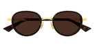 Bottega Veneta® BV1372S BV1372S 002 49 - Havana/Brown Sunglasses