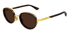 Bottega Veneta® BV1372S BV1372S 002 49 - Havana/Brown Sunglasses