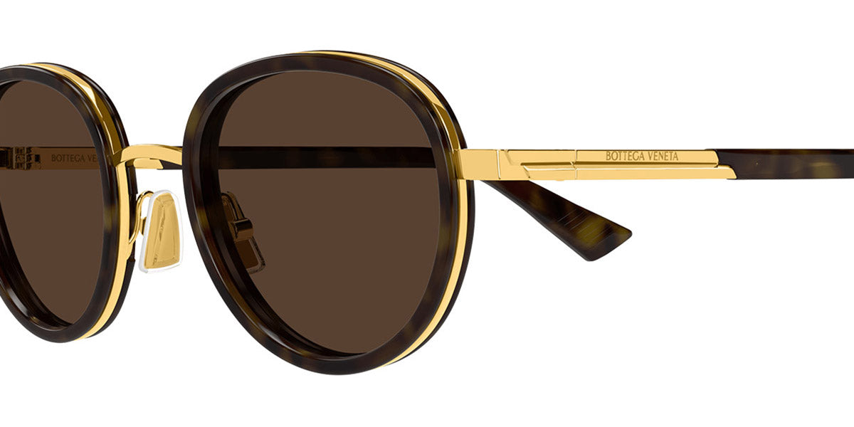 Bottega Veneta® BV1372S BV1372S 002 49 - Havana/Brown Sunglasses