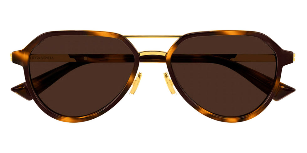 Bottega Veneta® BV1373S BV1373S 002 55 - Havana/Brown Sunglasses
