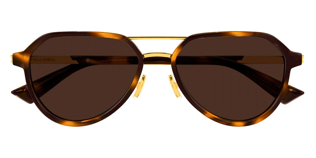 Bottega Veneta® BV1373S BV1373S 002 55 - Havana/Brown Sunglasses