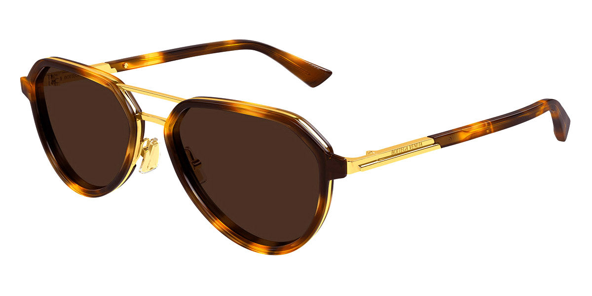 Bottega Veneta® BV1373S BV1373S 002 55 - Havana/Brown Sunglasses