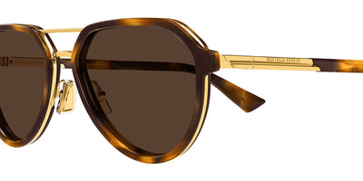 Bottega Veneta® BV1373S BV1373S 002 55 - Havana/Brown Sunglasses