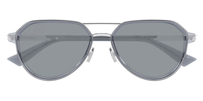 Bottega Veneta® BV1373S BV1373S 003 55 - Light-Blue/Grey Sunglasses