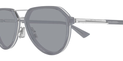 Bottega Veneta® BV1373S BV1373S 003 55 - Light-Blue/Grey Sunglasses