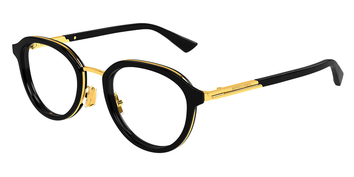 Bottega Veneta® BV1377OA BV1377OA 005 51 - Black/Transparent Eyeglasses