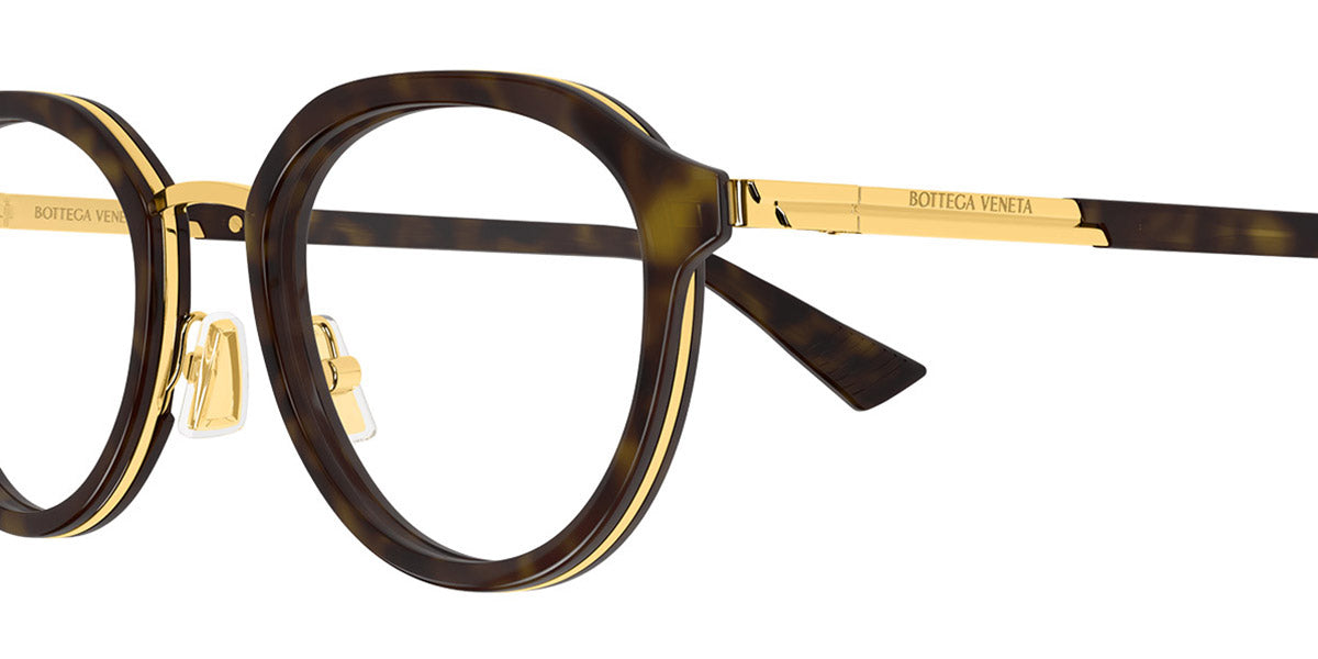 Bottega Veneta® BV1377OA BV1377OA 006 51 - Havana/Transparent Eyeglasses