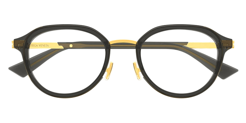 Bottega Veneta® BV1377OA BV1377OA 008 51 - Grey/Transparent Eyeglasses