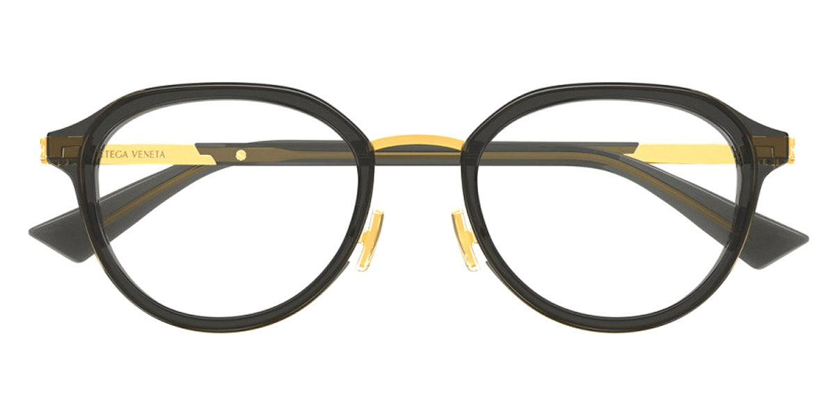 Bottega Veneta® BV1377OA BV1377OA 008 51 - Grey/Transparent Eyeglasses
