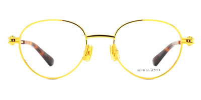 Bottega Veneta® BV1382O BV1382O 003 50 - Gold/Transparent Eyeglasses