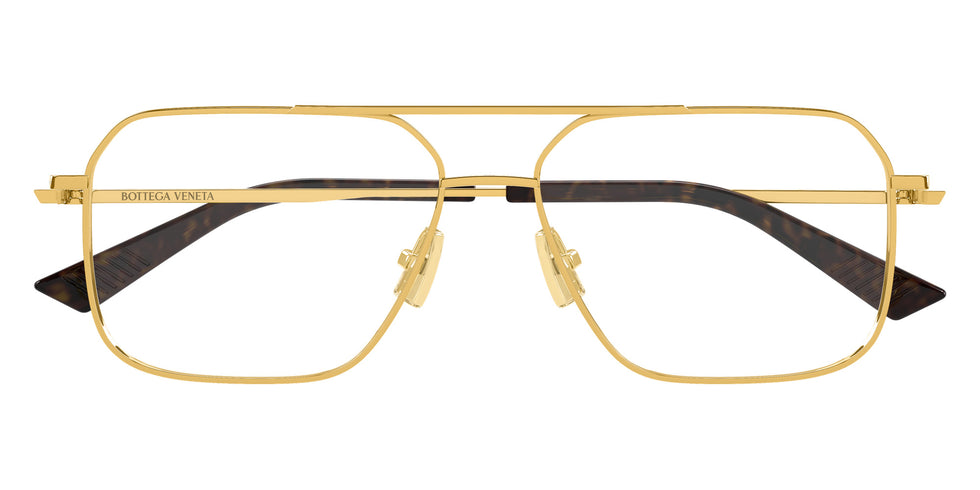 Bottega Veneta® BV1384O BV1384O 001 58 Eyeglasses - 001-Gold