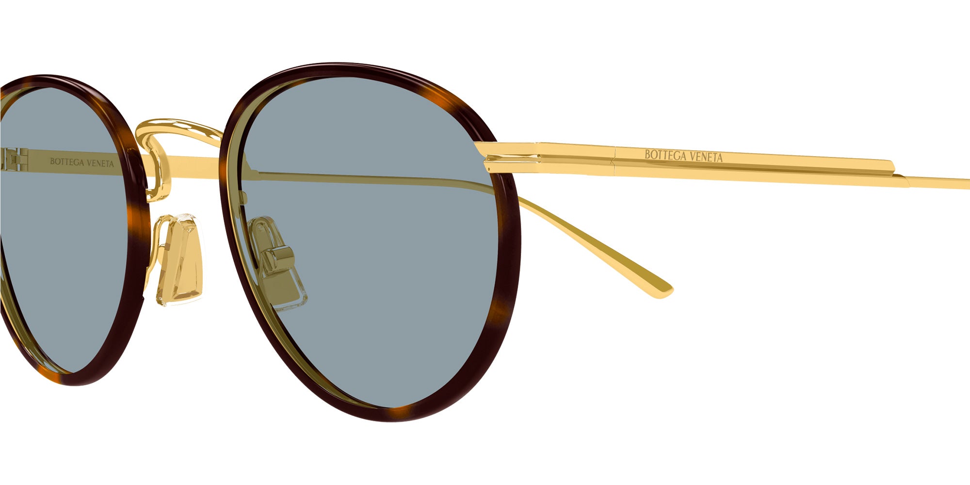 Bottega Veneta® BV1389S BV1389S 002 48 Sunglasses - 002-Gold