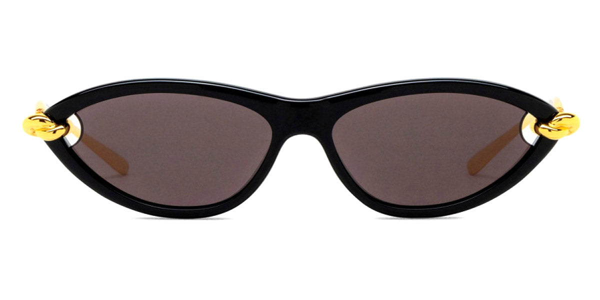 Bottega Veneta® BV1390S BV1390S 001 56 - Black/Grey Sunglasses