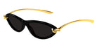 Bottega Veneta® BV1390S BV1390S 001 56 - Black/Grey Sunglasses