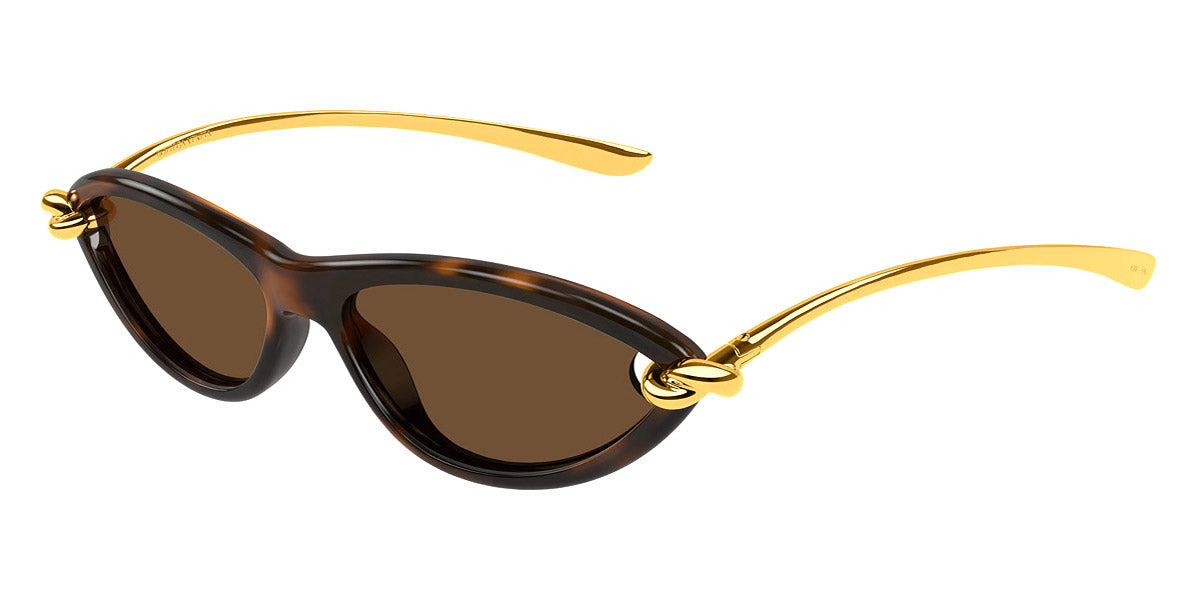 Bottega Veneta® BV1390S BV1390S 002 56 - Havana/Brown Sunglasses