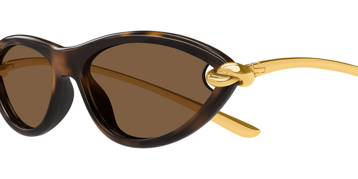 Bottega Veneta® BV1390S BV1390S 002 56 - Havana/Brown Sunglasses