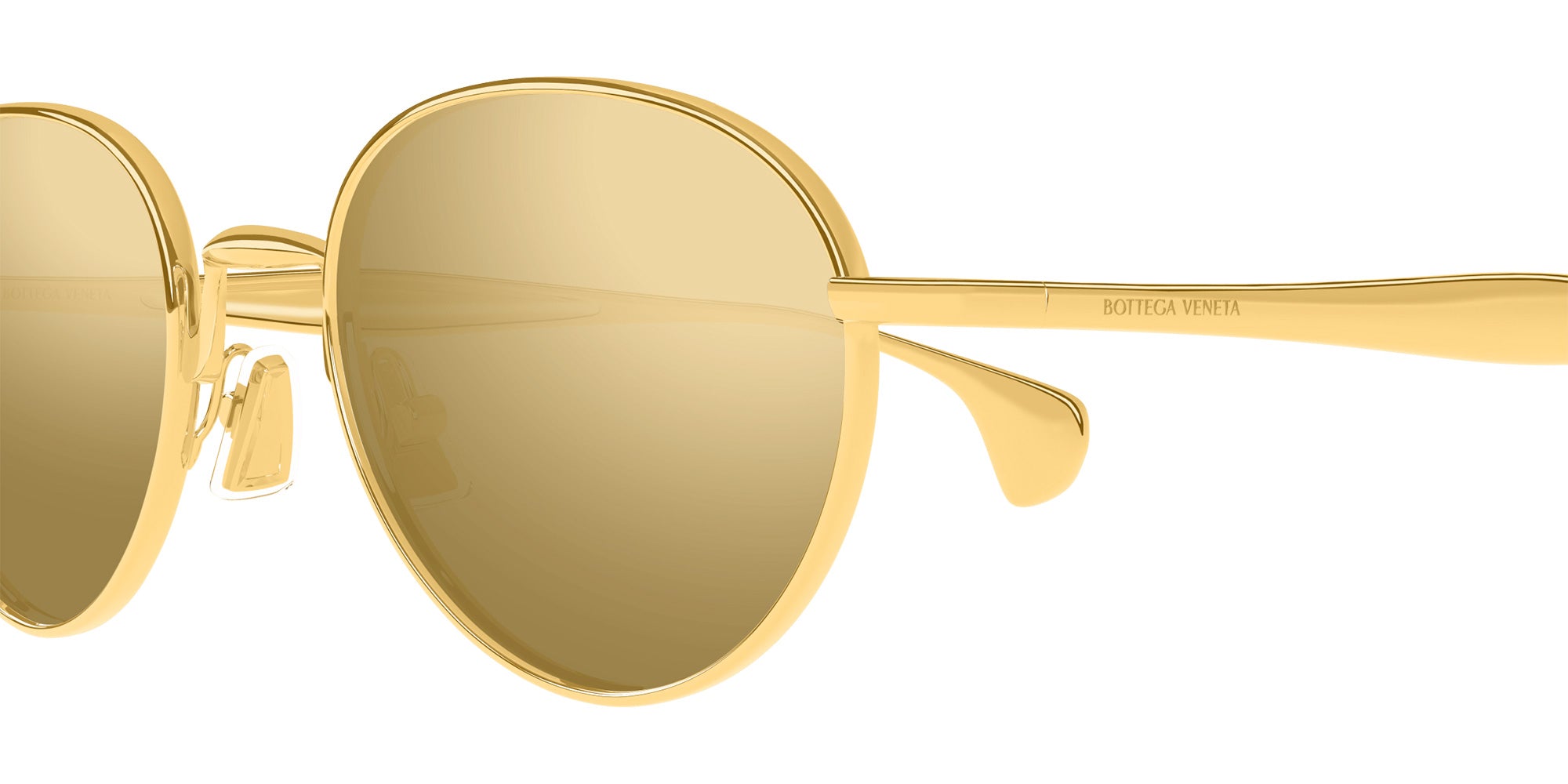 Bottega Veneta® BV1396S BV1396S 002 50 Sunglasses - 002-Gold