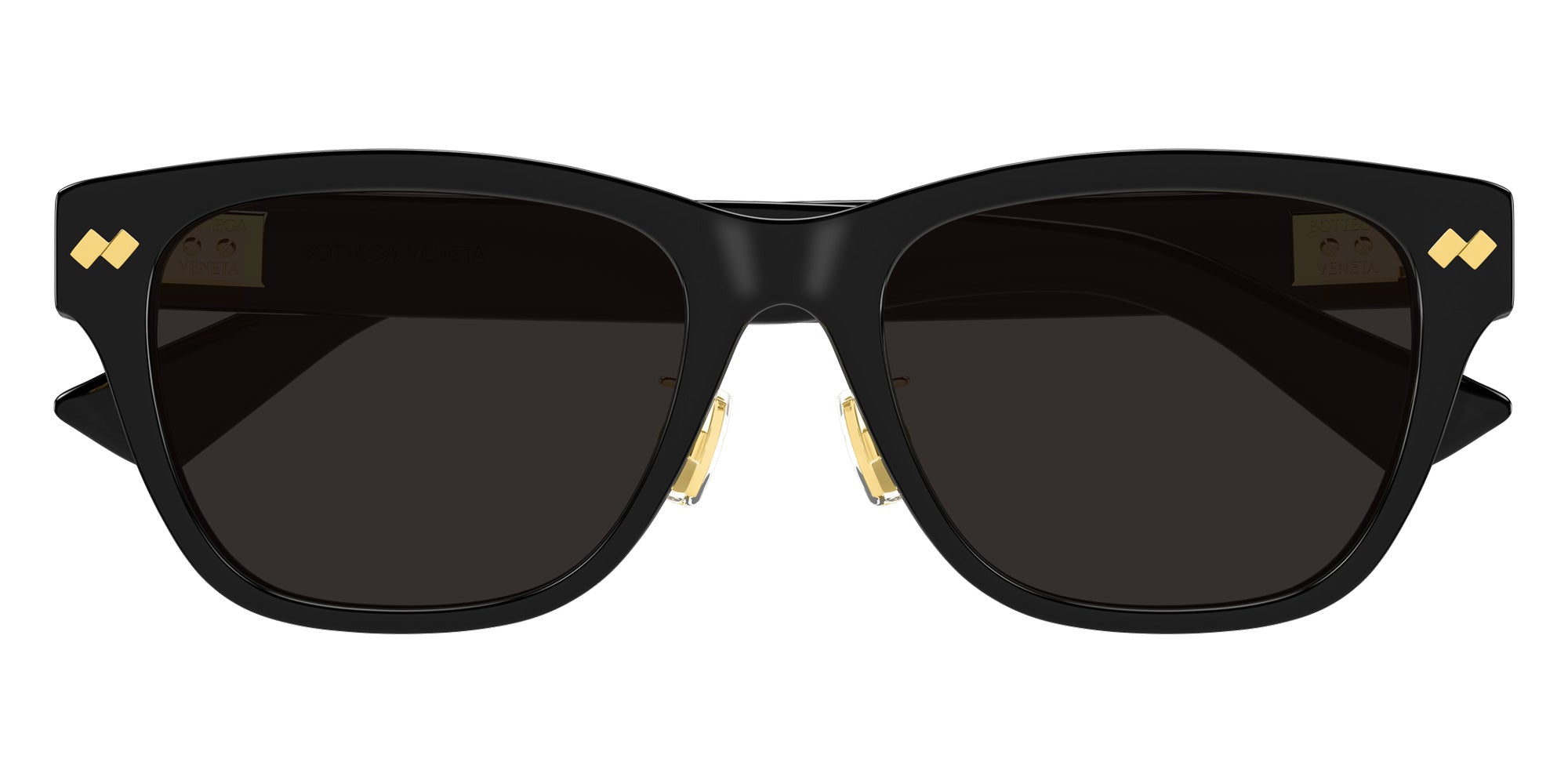 Bottega Veneta® BV1402SK BV1402SK 001 55 Sunglasses - 001-Black