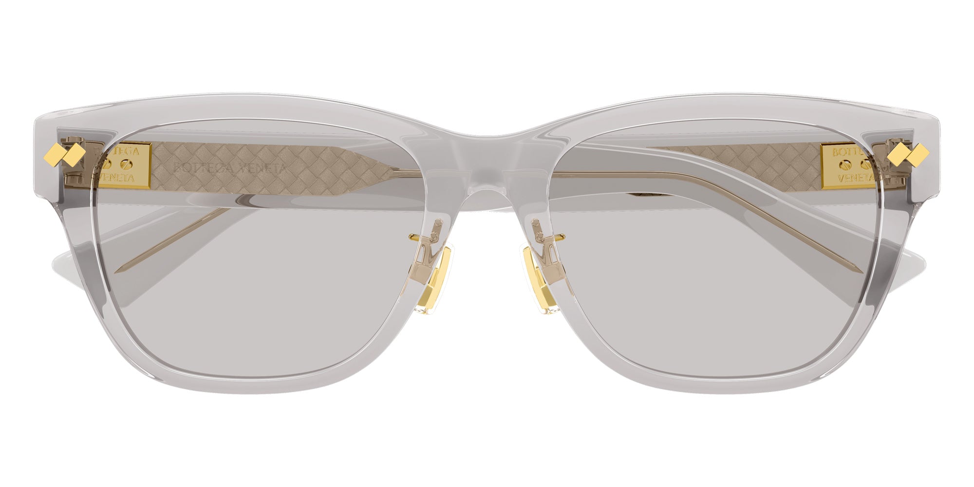 Bottega Veneta® BV1402SK BV1402SK 004 55 Sunglasses - 004-Grey