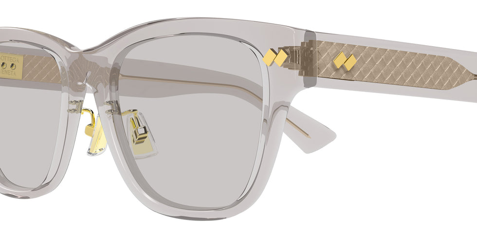 Bottega Veneta® BV1402SK BV1402SK 004 55 Sunglasses - 004-Grey