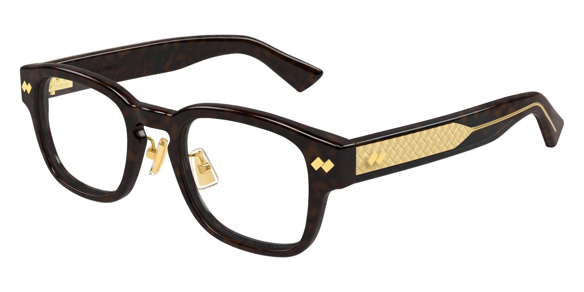 Bottega Veneta® BV1404OA BV1404OA 006 53 Eyeglasses - 006-Havana