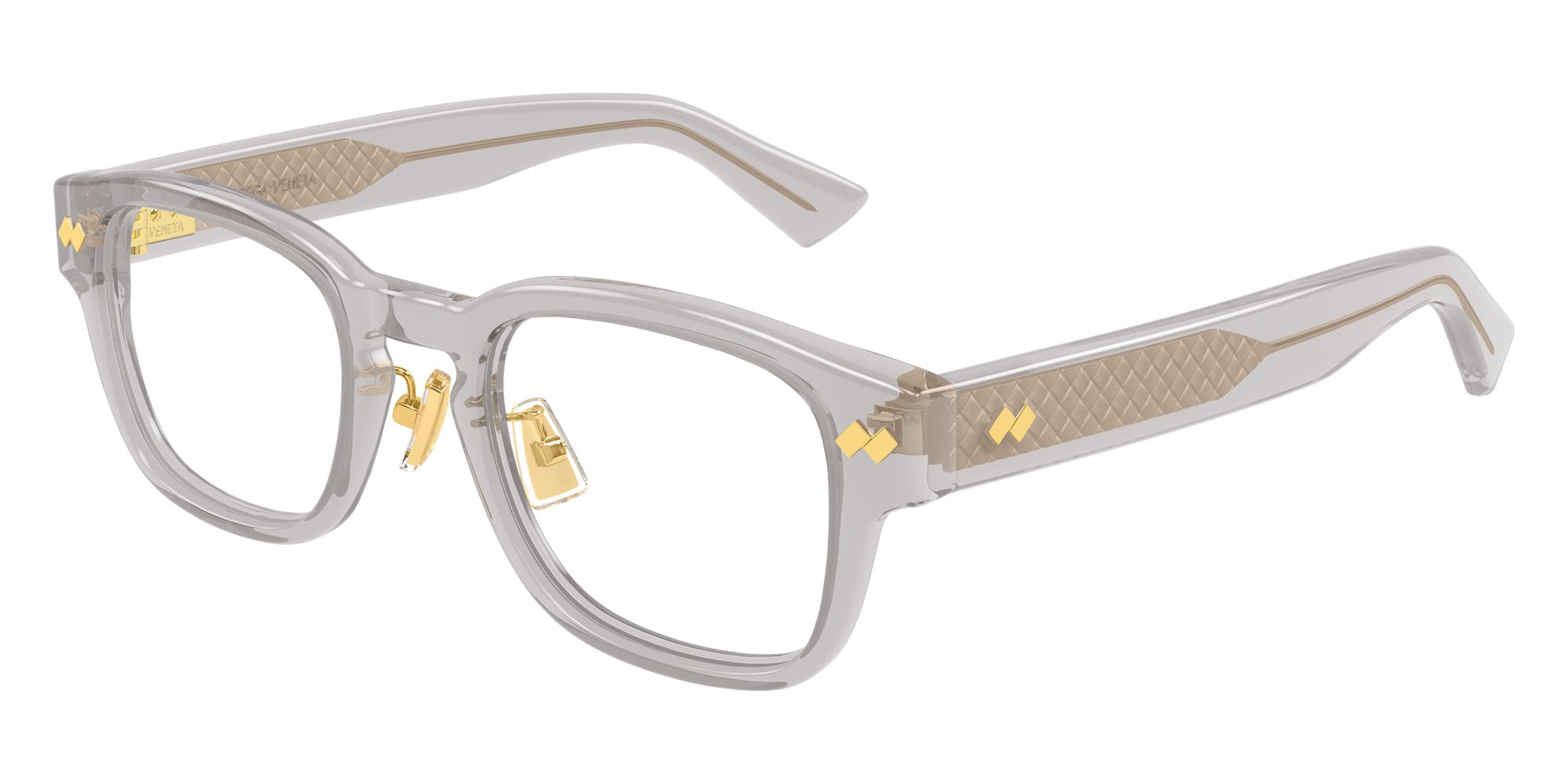 Bottega Veneta® BV1404OA BV1404OA 008 53 Eyeglasses - 008-Grey