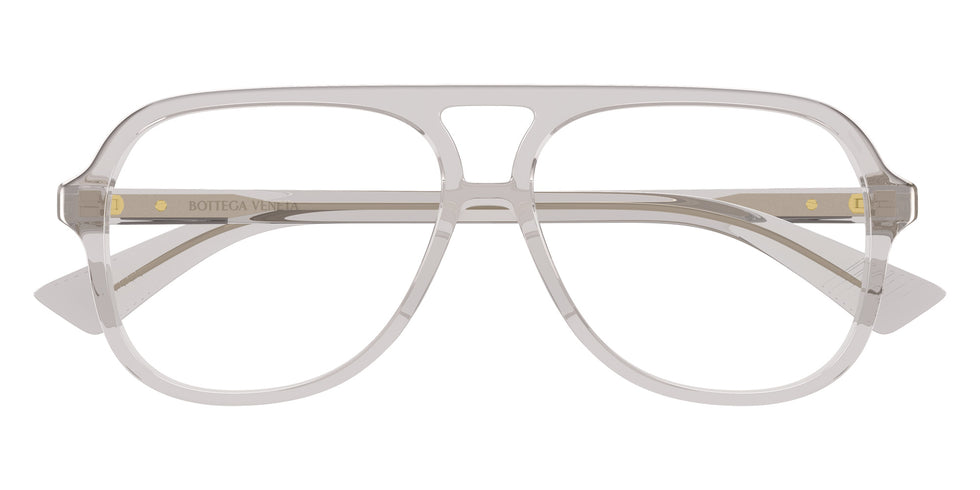 Bottega Veneta® BV1417O BV1417O 003 56 Eyeglasses - 003-Grey