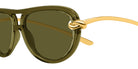 Bottega Veneta® BV1418S BV1418S 003 58 Sunglasses - 003-Green