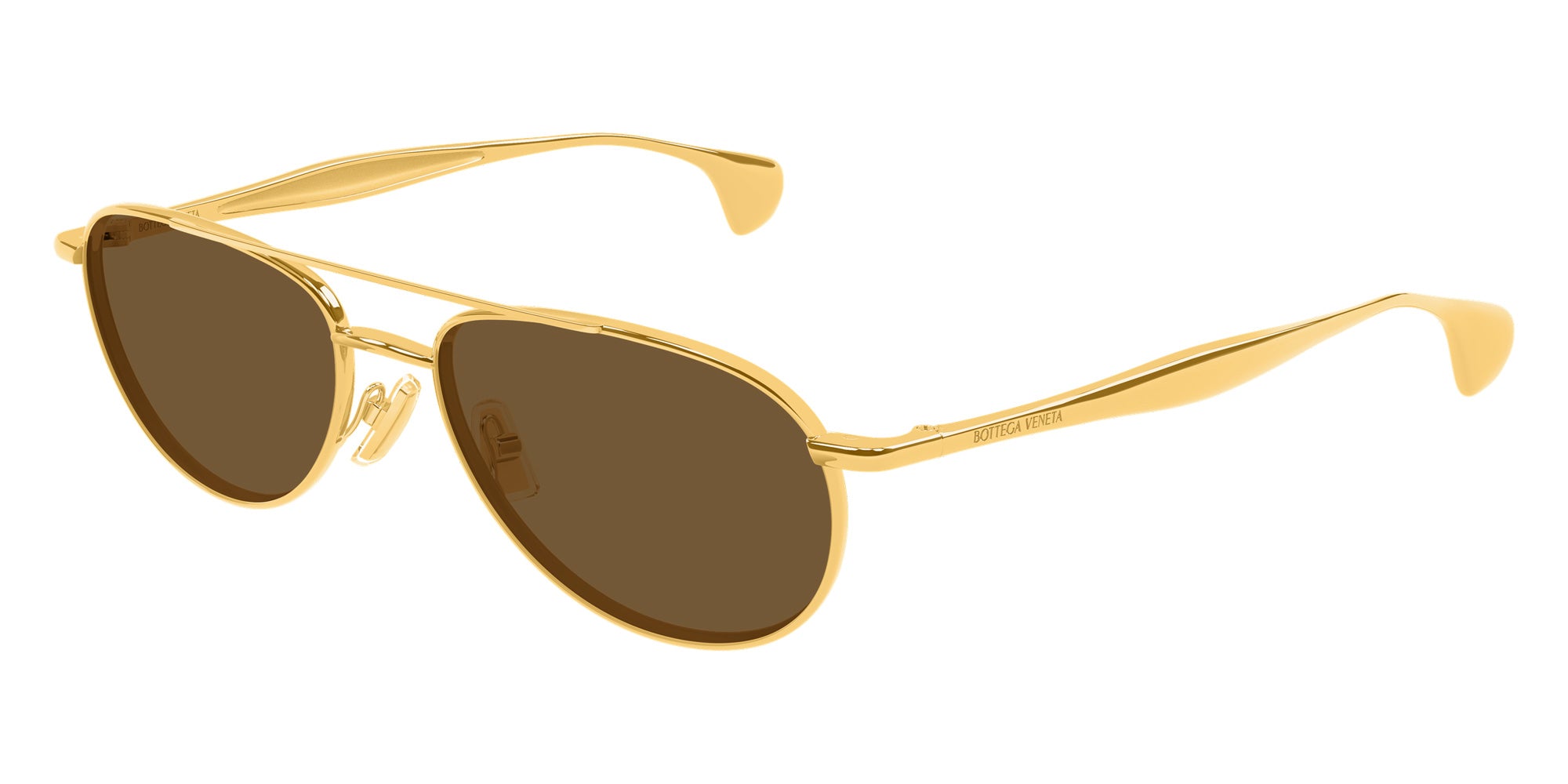 Bottega Veneta® BV1419S BV1419S 001 56 Sunglasses - 001-Gold