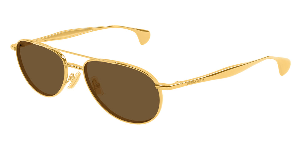 Bottega Veneta® BV1419S BV1419S 001 56 Sunglasses - 001-Gold