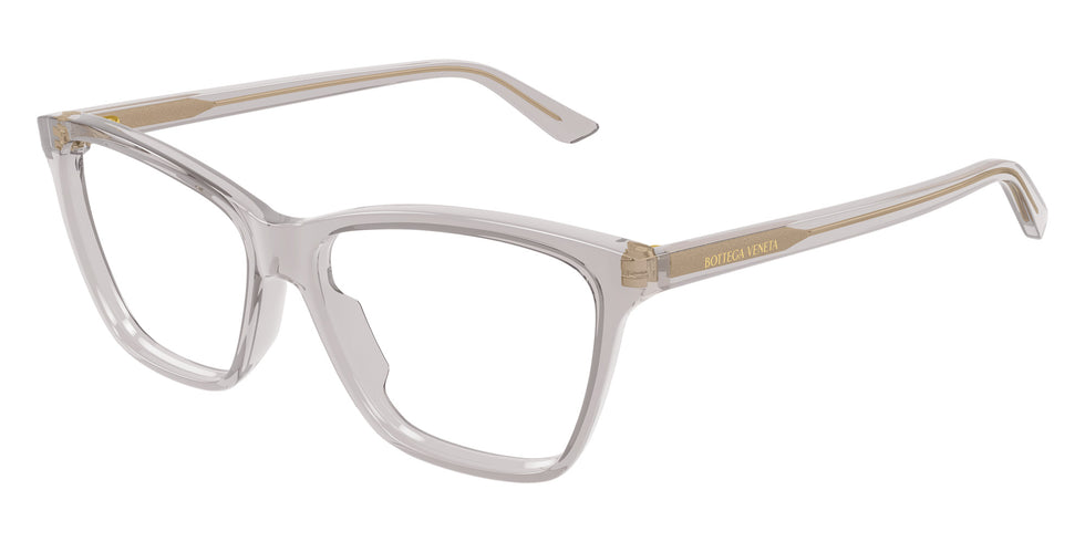 Bottega Veneta® BV1421O BV1421O 003 55 Eyeglasses - 003-Grey