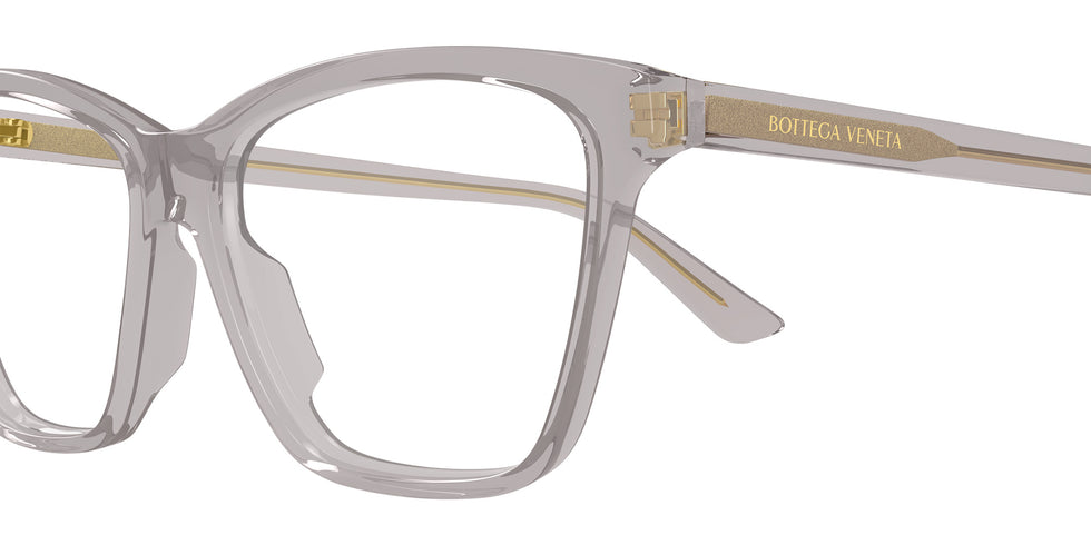 Bottega Veneta® BV1421O BV1421O 003 55 Eyeglasses - 003-Grey