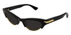 Bottega Veneta® BV1431S BV1431S 001 52 Sunglasses - 001-Black