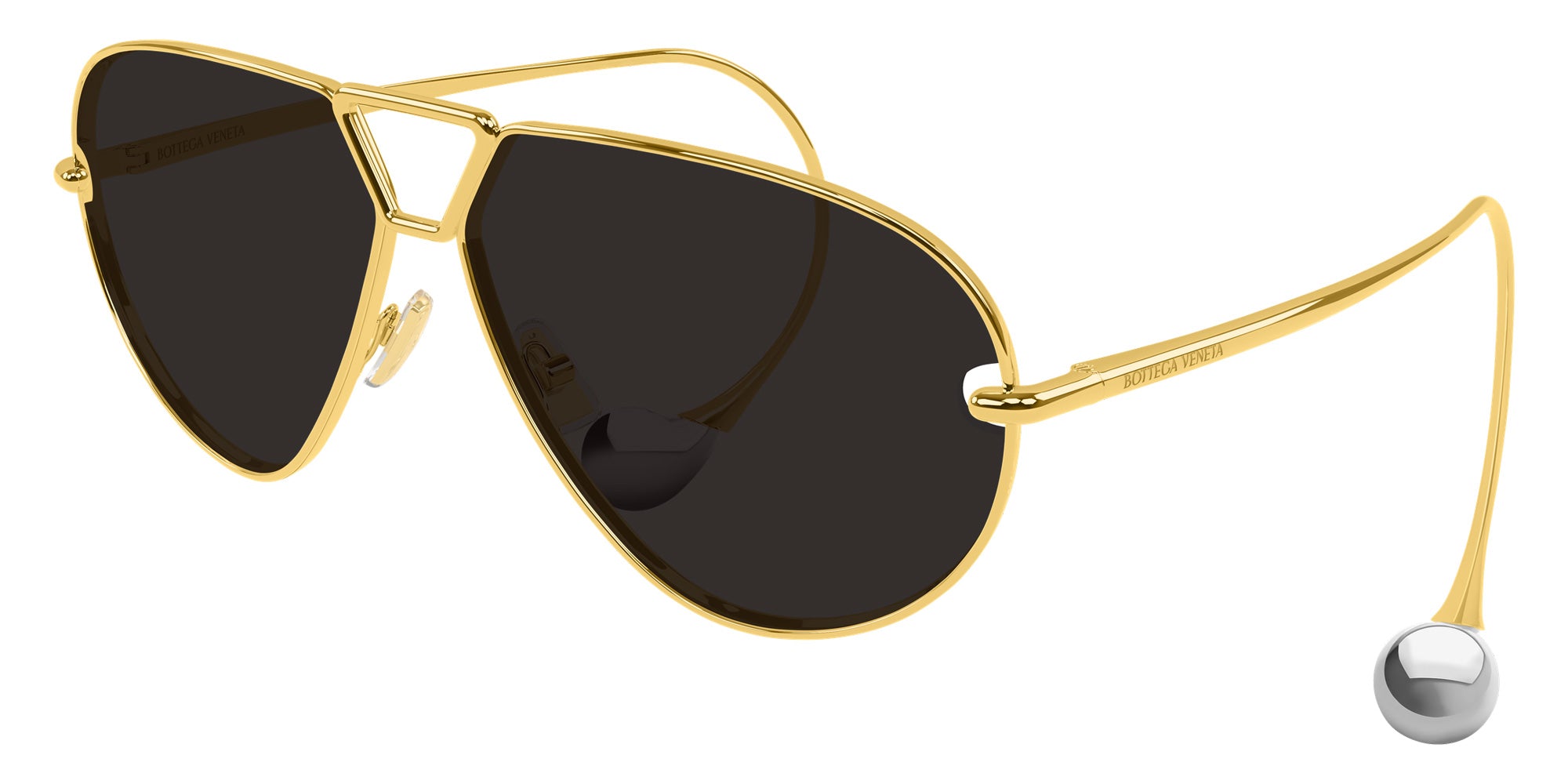 Bottega Veneta® BV1437S BV1437S 001 64 Sunglasses - 001-Gold
