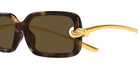 Bottega Veneta® BV1439S BV1439S 002 56 Sunglasses - 002-Havana
