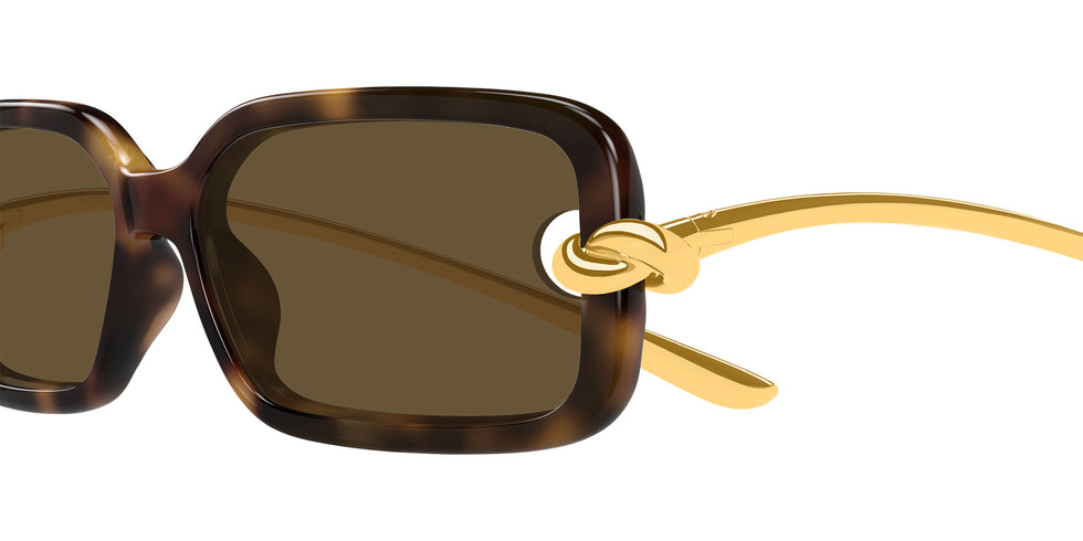 Bottega Veneta® BV1439S BV1439S 002 56 Sunglasses - 002-Havana