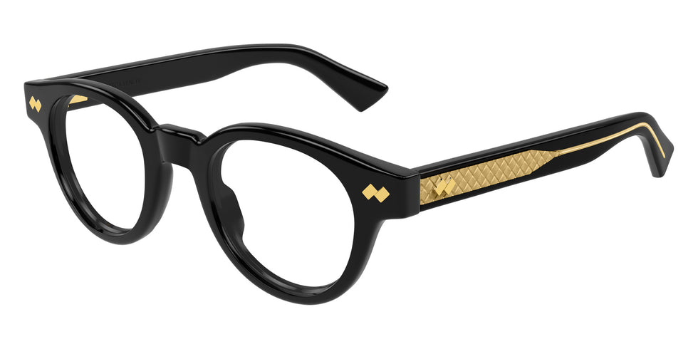 Bottega Veneta® BV1443O BV1443O 001 45 Eyeglasses - 001-Black
