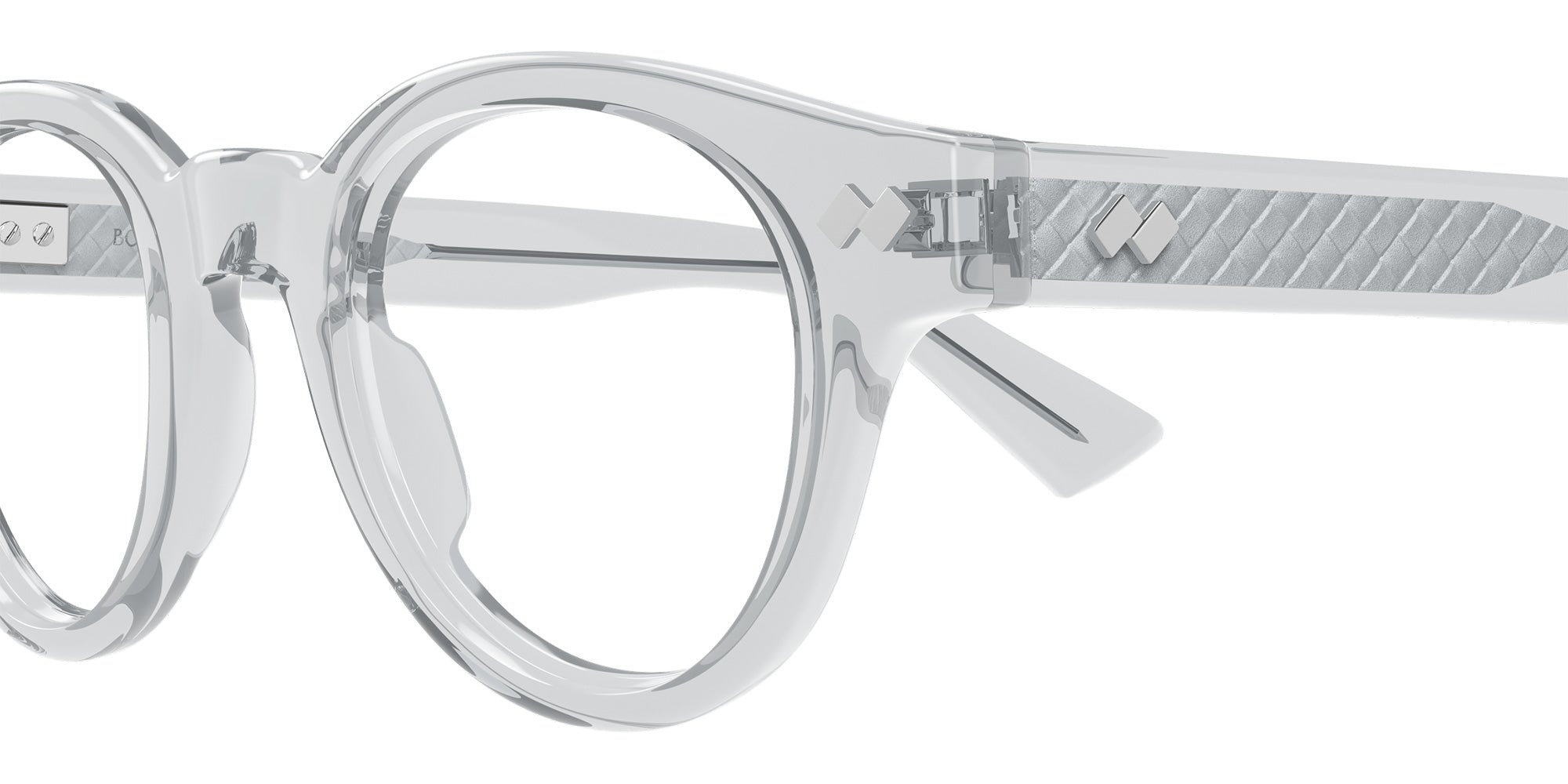 Bottega Veneta® BV1443O BV1443O 003 45 Eyeglasses - 003-Grey