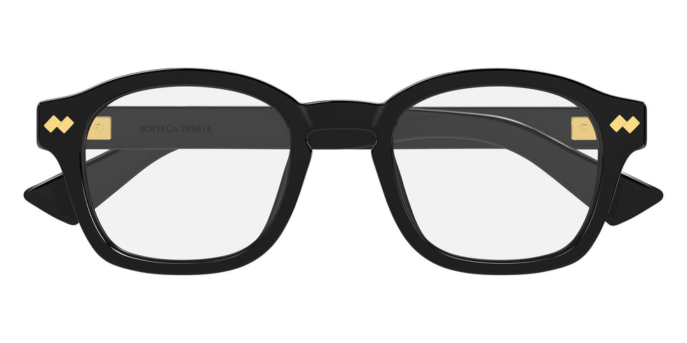 Bottega Veneta® BV1445OA BV1445OA 001 51 Eyeglasses - 001-Black